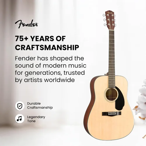 Miniatura 9 de Conjuntos de guitarras acústicas Fender CD-60.