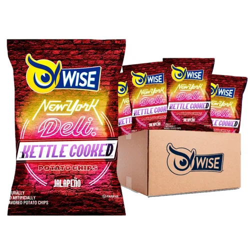 Miniatura 8 de Wise Snacks BBQ Patatas fritas, 0.75 onzas (paquete de 40) – Asador crujiente y sabroso, sin gluten, sin OMG, papas fritas perfectas para fiestas