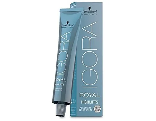 Schwarzkopf Igora Royal - Coloración permanente para el cabello Highlifts - 10-21, ultrarubio ceniza beige