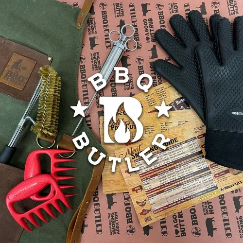 Miniatura 6 de BBQ Butler Tijeras para aves de corral - Tijeras de pollo resistentes - Corte de carne, aves de corral, tijeras Spatchcock - Negro