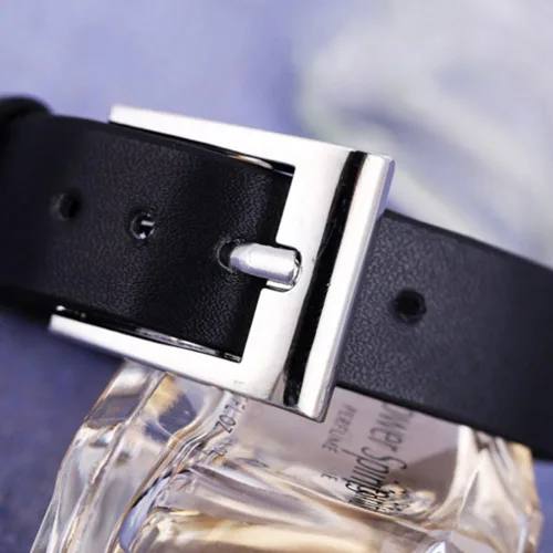 Miniatura 3 de CG - Pulsera de piel con cola de hada, color negro, talla única
