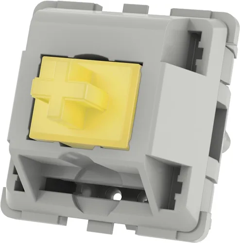 Miniatura 3 de DUROCK Interruptores POM, interruptores de teclado mecánico prelubricados POM completos, interruptores de llave de 5 pines con vástago P3 liso