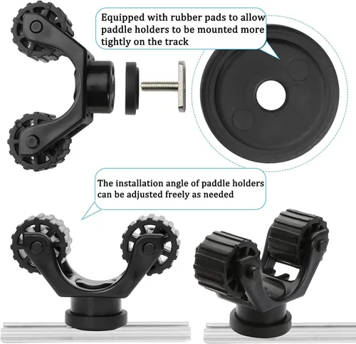 Miniatura 6 de Soporte para paletas de kayak, accesorios de kayak para remos de kayak, accesorios de pesca de kayak