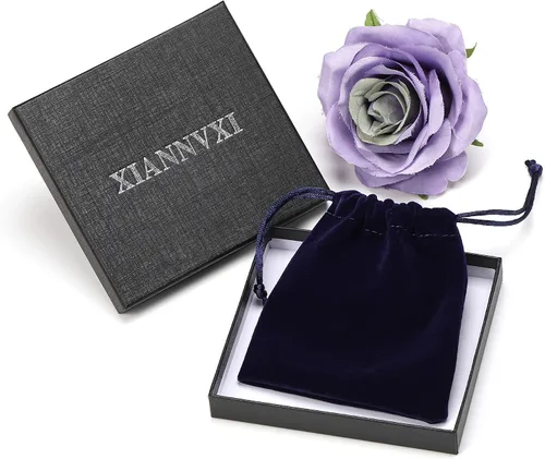 Miniatura 6 de XIANNVXI Collares con colgante de piedras preciosas de corazón de cristal curativo, brujería espiritual natural, joyería de piedra de cuarzo Reiki