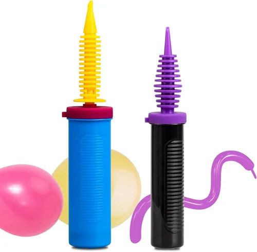 Miniatura 10 de Miliocry 2 Pack Balloon Pump Handheld Two-Way Dual Action, Hand Blower Air Pumper for Balloons, Ballon Inflator Pumping, Manual Baloon Inflators