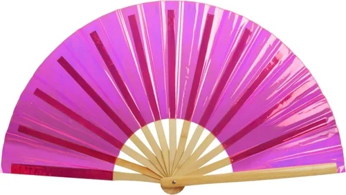 Miniatura 15 de Paquete de 4 ventiladores de mano plegables grandes para mujeres/hombres, ventilador chino de Kung Fu de mano, abanicos plegables decorativos