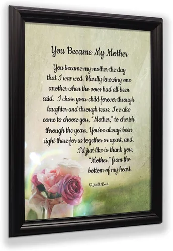 Miniatura 27 de Crossroads Home Décor Regalos para suegra - Regalos de nuera, You Became My Mother 7346BW