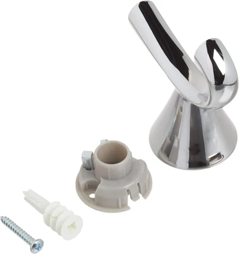 Miniatura 3 de Moen YB2303CH Glyde - Gancho para bata, 1 unidad (paquete de 2), cromado