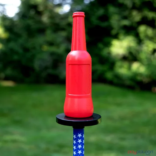 Miniatura 4 de Play Platoon Bottle Jam - Juego de discos voladores para adolescentes y adultos para jugar al aire libre - Juego de fiesta de patio del 4 de julio