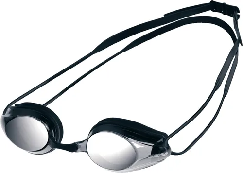 Arena Tracks Gafas de natación unisex para adultos esenciales para carreras competitivas de natación, aprobadas por FINA, con lente antiniebla