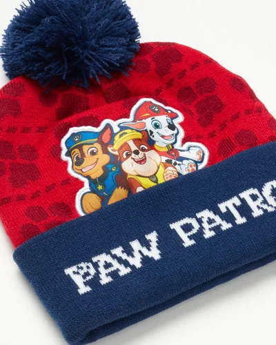 Miniatura 4 de Nickelodeon Paw Patrol - Conjunto de gorro y guantes de invierno para niños edad 2-7