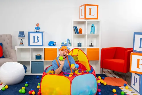 Miniatura 2 de Blippi Paquete de 3 persianas para pozo de bolas, Wave 1