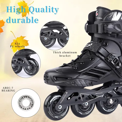 Miniatura 3 de Patines en línea, patines de alto rendimiento con forro lavable para hombres, mujeres, adultos principiantes