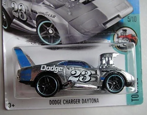Miniatura 2 de Hot Wheels Dodge Charger Daytona 2017, ZAMAC exclusivo