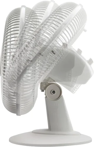 Miniatura 6 de Ventilador de mesa oscilante Lasko Productos 2012 de 12", Plástico, Blanco, 1