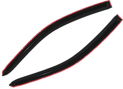 Miniatura 2 de Viseras adhesivas de ventana compatibles con Honda Civic Coupe 2001-2005 serie 2 puertas, deflector de ventana, protector de lluvia ahumado