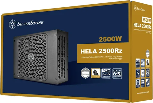 Miniatura 8 de Silverstone Technology HELA 1300R Platinum ATX 3.0 / PCIe Gen 5 1300W Fuente de alimentación totalmente modular con dimensiones compactas