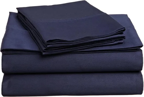 Miniatura 8 de BLUENILEMILLS Blue Nile Mills - Juego de sábanas bajeras de algodón ultra suave de alta calidad con bolsillo profundo de 300 hilos, totalmente