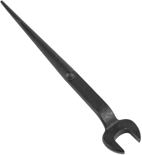 Miniatura 14 de KLEIN TOOLS 3212TT Llave de boca abierta de construcción con orificio para amarrar, fabricada en EE. UU., apertura nominal de 1-1/4 pulgadas, perno