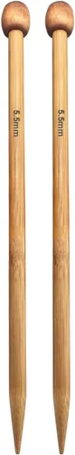 Miniatura 12 de Weabetfu Agujas de tejer de bambú de gran tamaño rectas y puntiagudas gruesas de 10 pulgadas, agujas de tejer jumbo para hilo grueso hecho a mano