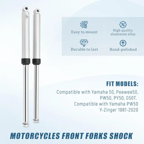 Miniatura 4 de Wai Danie Motocicletas Horquillas delanteras Amortiguador de Suspensión Compatible con Yamaha PW50 PY50 PEEWEE 50cc PW PY 50 Niños Bike Pit Dirt Bike