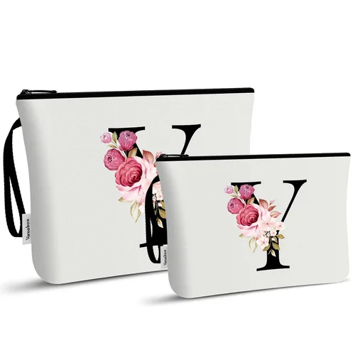 Miniatura 84 de Vavabox A-Z Bolsa de Maquillaje Personalizada, Regalos de Cumpleaños para Mujeres y Mamá, Regalos para la Mejor Amiga, Bolsa de Cosméticos