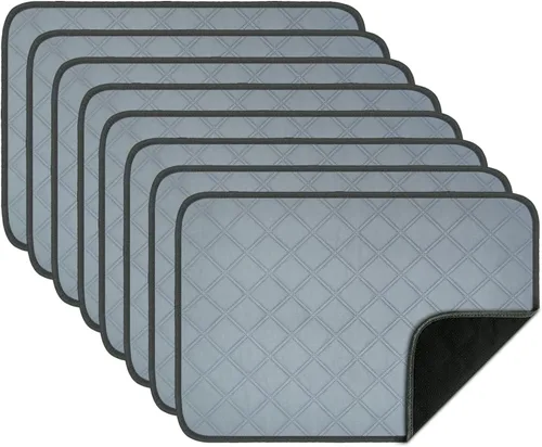 Miniatura 27 de RIOUSSI Almohadillas lavables para orina de perros, reutilizables, absorbentes, a prueba de fugas, antideslizantes, para entrenamiento de orinal