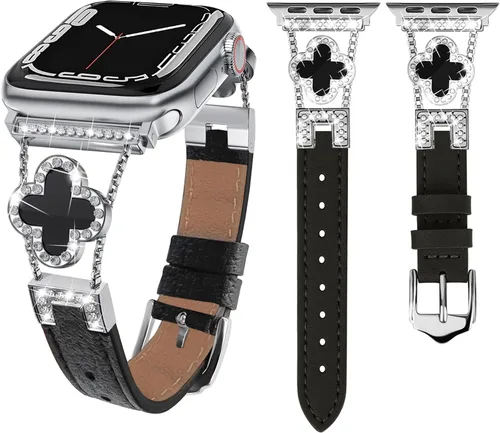 Miniatura 6 de Correa de cuero compatible con Apple Watch de 1.496 pulgadas, 1.575 pulgadas, 1.614 pulgadas, 1.654 pulgadas, Series 10 9 8 SE 7 6 5 4 3 2 1 1