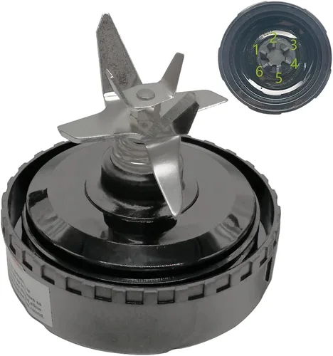 Miniatura 2 de Joystar Taza de repuesto de 16 onzas (16 onzas) con boquilla Tapa de sello con cuchilla para 1000W Nutri Ninja Blender BL740/BL660