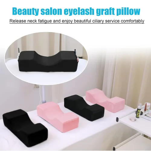Miniatura 6 de Almohada Cómoda para Extensión de Pestañas, Almohada de Espuma Viscoelástica con Contorno Cervical para Soporte al Dormir, Almohada para Injerto
