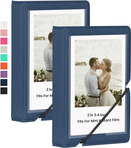 Miniatura 20 de Álbum de fotos mini Lifting con 28 bolsillos para fotos de 2x3 pulgadas, compatible con Fujifilm Instax Mini 7s 8 9 11 25 26 40 50s 90 Evo Z2300