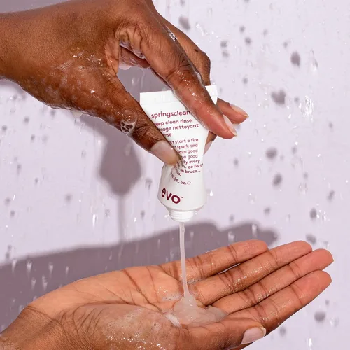 Miniatura 3 de EVO Champú Springsclean – Limpieza profunda e hidratante suave – Para cabello natural brillante, suave rizado y ondulado