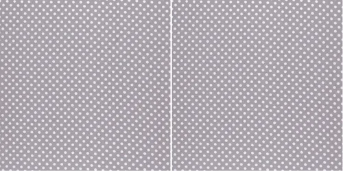 Miniatura 10 de Mook Fabrics - Colección de lunares de franela tela blanca/negra [43 pulgadas de ancho] - Doble cepillado, material 100% algodón para acolchado