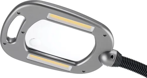 Miniatura 2 de Fulcrum LIGHT IT 20072-401 lámpara de piso ajustable inalámbrica con 12 LED, con lupa y adaptador