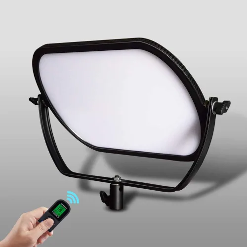Miniatura 8 de Iluminación LED profesional bicolor delgada de estudio, luz ultradelgada de estudio con borde de estudio, luz vertical