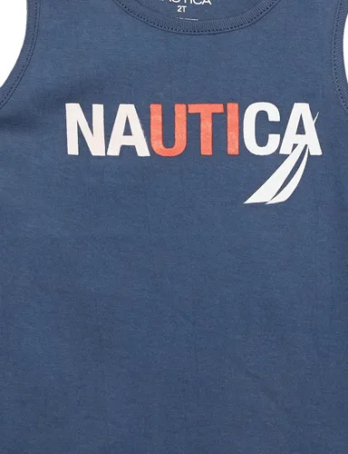 Miniatura 4 de Nautica boys 3 Pieces Tee, Tank and Woven Short Set