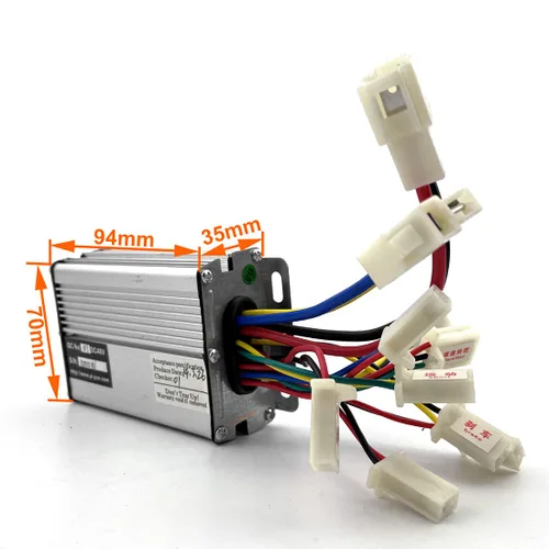 Miniatura 5 de Motocicleta MY1020 UNITEMOTOR Imán Permanente Cepillado DC Motor Scooter Motor Motor Motor 25H (Actualizado)