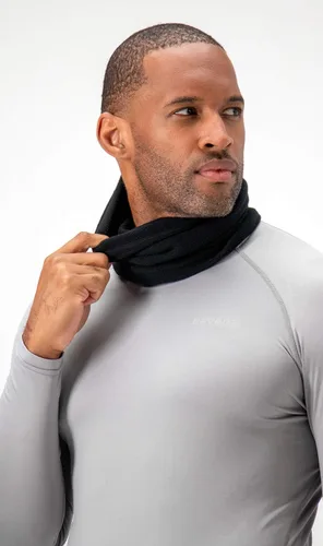 Miniatura 2 de DEVOPS Paquete de 2 polainas térmicas de forro polar para hombre, protección contra el viento