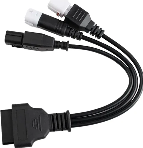 Miniatura 5 de Cable de adaptadores de motocicleta 16Pin hembra a 3 4 6pin macho OBDII herramienta de diagnóstico de motocicletas Cable de diagnóstico