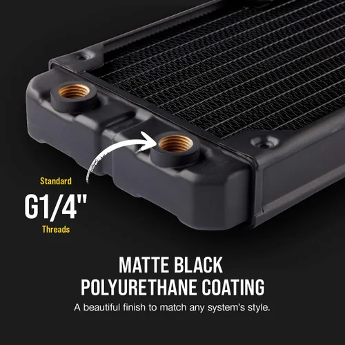 Miniatura 5 de CORSAIR Hydro X Series XR5 - Radiador de refrigeración por agua de 9.449 in