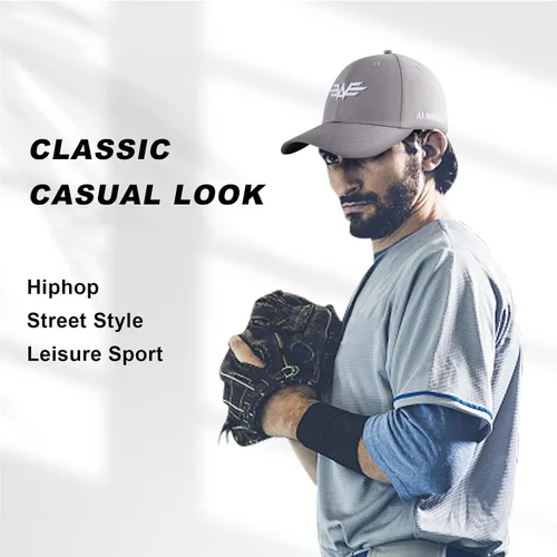 Miniatura 7 de ALAWING Gorra de béisbol estampada para hombre sombrero de algodón para mujer a la moda resistente al sudor y transpirable unisex ajustable M