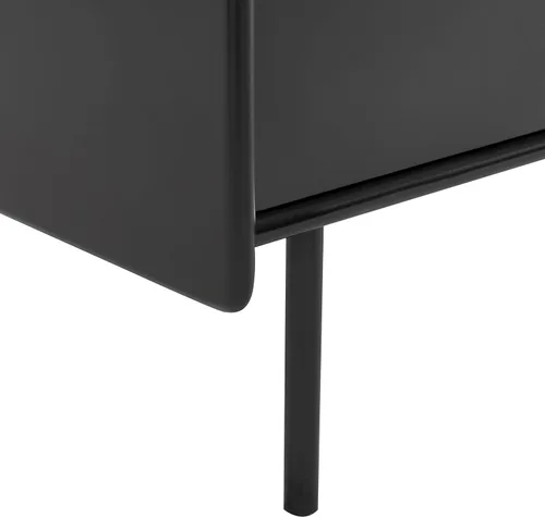 Miniatura 16 de Furniture of America Marcelline - Mueble moderno de TV de 60 pulgadas con estantes y cajón, centro de entretenimiento para televisión de 60 Negro
