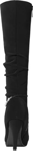 Miniatura 3 de DREAM PAIRS Botas de tacón alto con plataforma, a la rodilla, para mujer