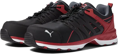 PUMA velocidad de seguridad 2.0 negro bajo ASTM SD seguridad zapatos dedo del pie de metal libre fibra de vidrio puntera antideslizante hombres