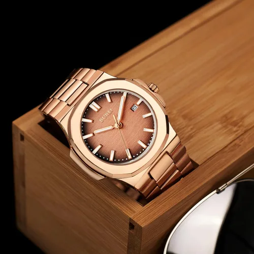 Miniatura 4 de BUREI Men Watches Gifts for Men Fashion Stainless Steel Analog Quartz Waterproof Watches for Mens