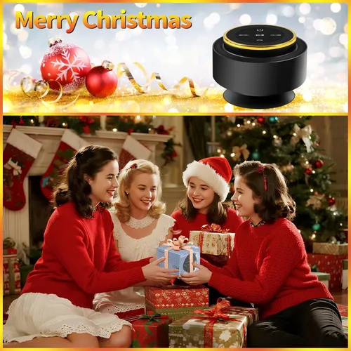 Miniatura 6 de Altavoz de ducha Bluetooth con mosquetón, altavoces Bluetooth portátiles con ventosa, IP67 impermeable, inalámbrico, flotante, para camping, playa