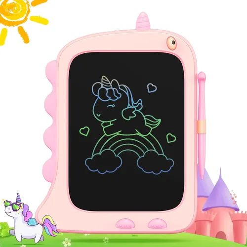 Miniatura 10 de ORSEN Tableta LCD de 12 pulgadas para garabatear, tablero de dibujo de dinosaurio verde para niños de 3 a 6 años, regalos de Navidad y cumpleaños