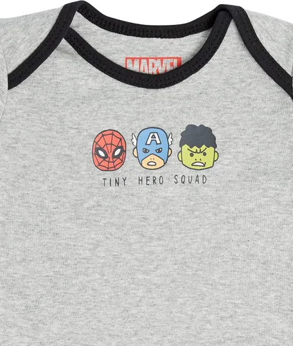 Miniatura 4 de Tienda Essentials Disney Marvel Star Wars Toddlers Baby Boys Short-Sleeve Bodysuits Pack of 6