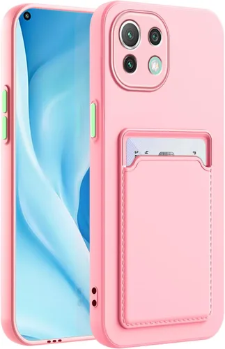 Miniatura 13 de Funda para Redmi Note 9 Pro, Redmi Note 9s con ranura para tarjetas de crédito, TPU suave silicona TPU resistente a los arañazos delgada ranura