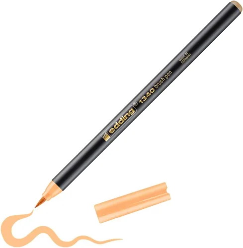 Miniatura 17 de edding 1340 pincel - azul - 1 bolígrafo - punta de pincel flexible - rotulador para pintar, escribir y dibujar - diarios de viñetas, letras a mano